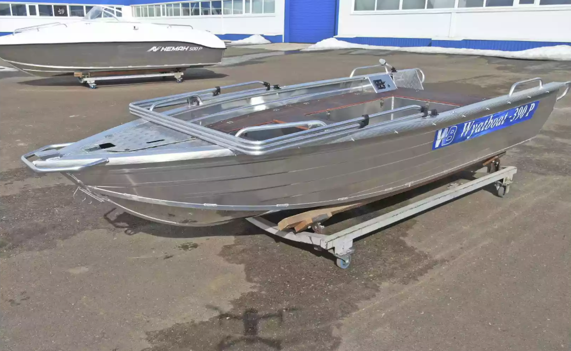Алюминиевая лодка Wyatboat-390РМ в Анапе