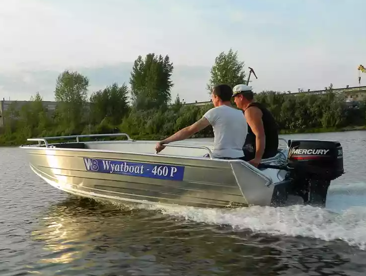 Алюминиевая лодка Wyatboat-460 P в Анапе