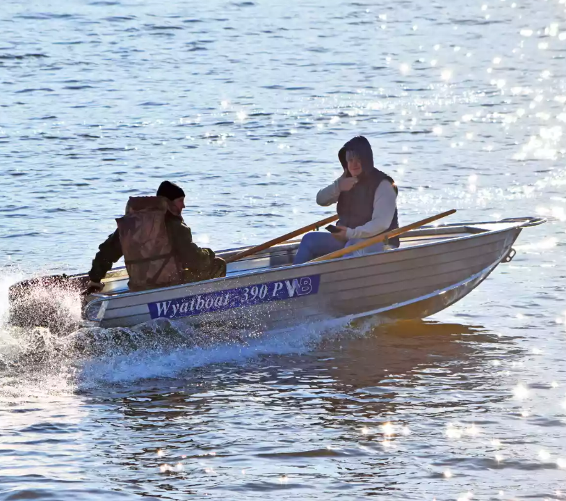 Алюминиевая лодка Wyatboat-390 P в Анапе
