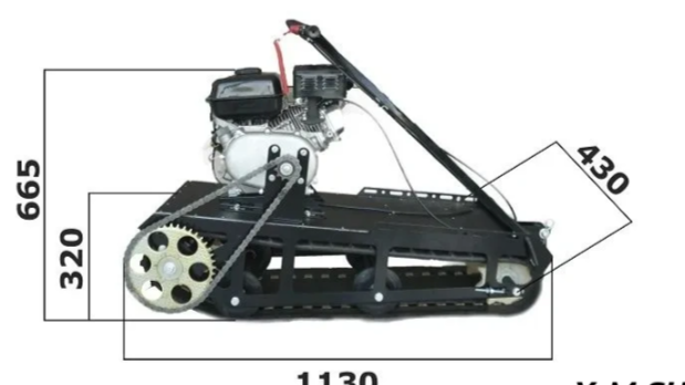 Мотобуксировщик XTREME-MOTORS "Конек-Горбунок" 6.5 л.с. в Анапе