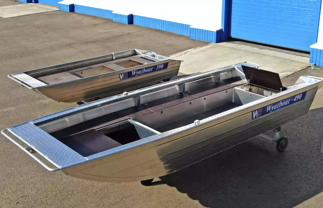 Алюминиевая лодка Wyatboat-490 Jonboat в Анапе