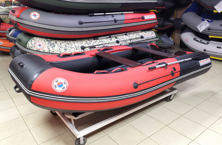 КОМПЛЕКТ Лодка MISHIMO PRO 350 + ЛОДОЧНЫЙ МОТОР MARLIN MP 9.9 (20) AMHS PRO в Анапе