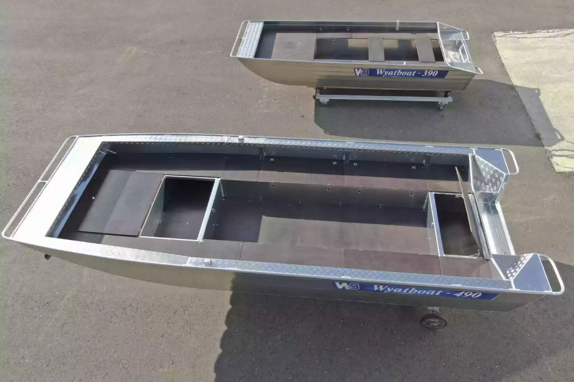 Алюминиевая лодка Wyatboat-490 Jonboat в Анапе