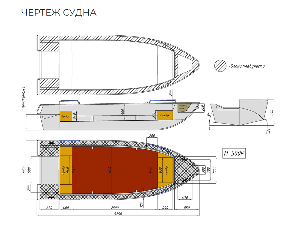 Алюминиевая лодка Неман-500 P в Анапе
