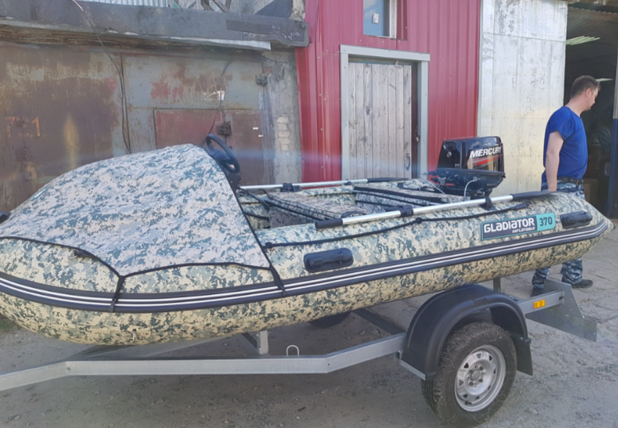 НАДУВНАЯ ЛОДКА GLADIATOR C370AL в Анапе
