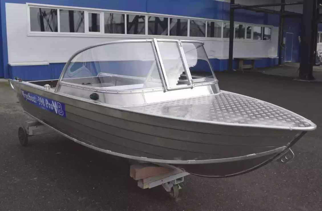 Алюминиевая лодка Wyatboat-390 Pro в Анапе