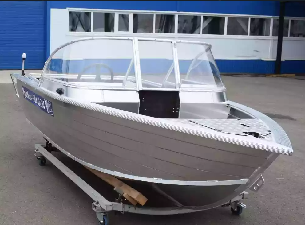 Алюминиевая лодка Wyatboat-390 DCM Увеличенный борт в Анапе