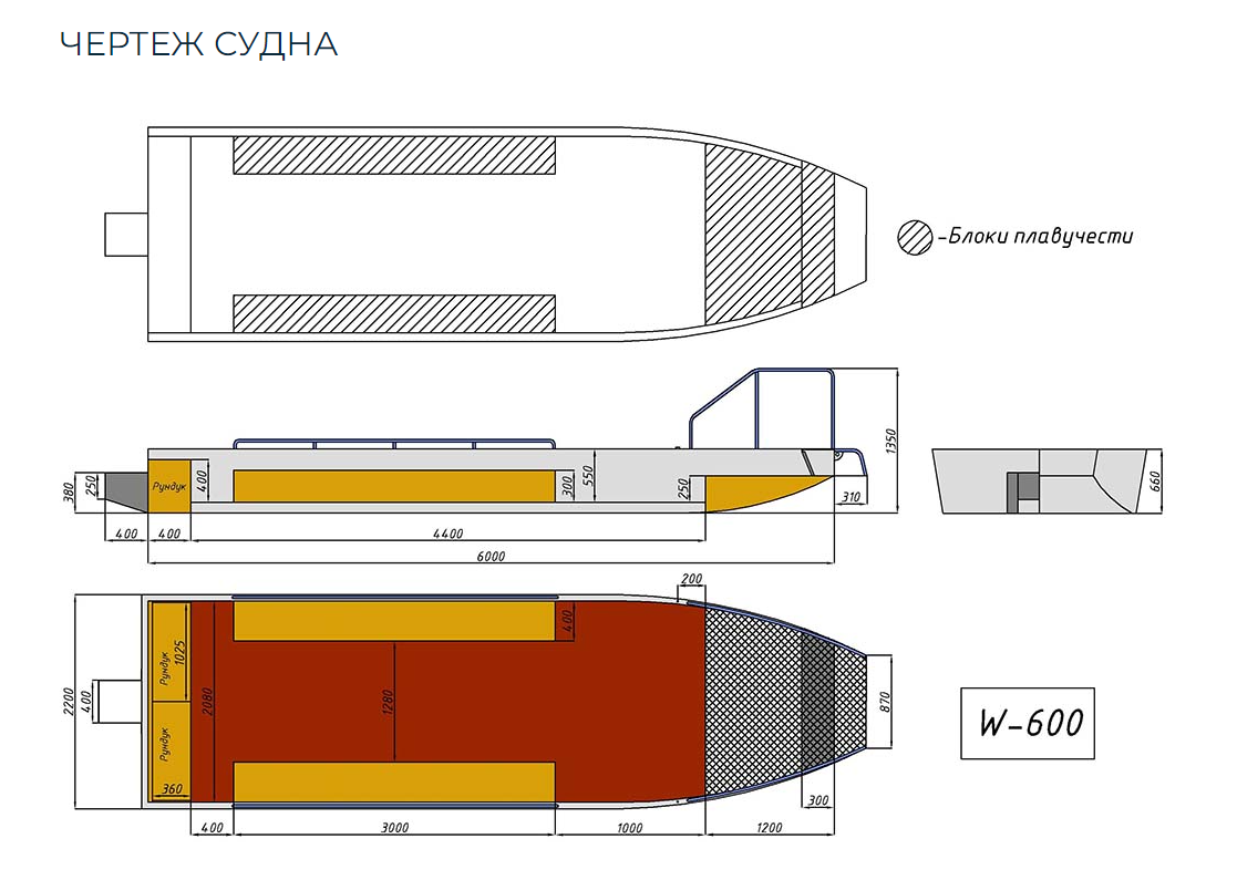Алюминиевая лодка Wyatboat-600 в Анапе