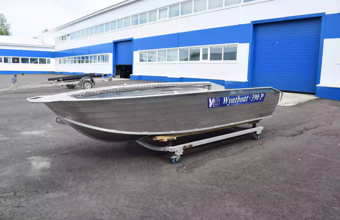 Алюминиевая лодка Wyatboat-390Р Увеличенный борт в Анапе