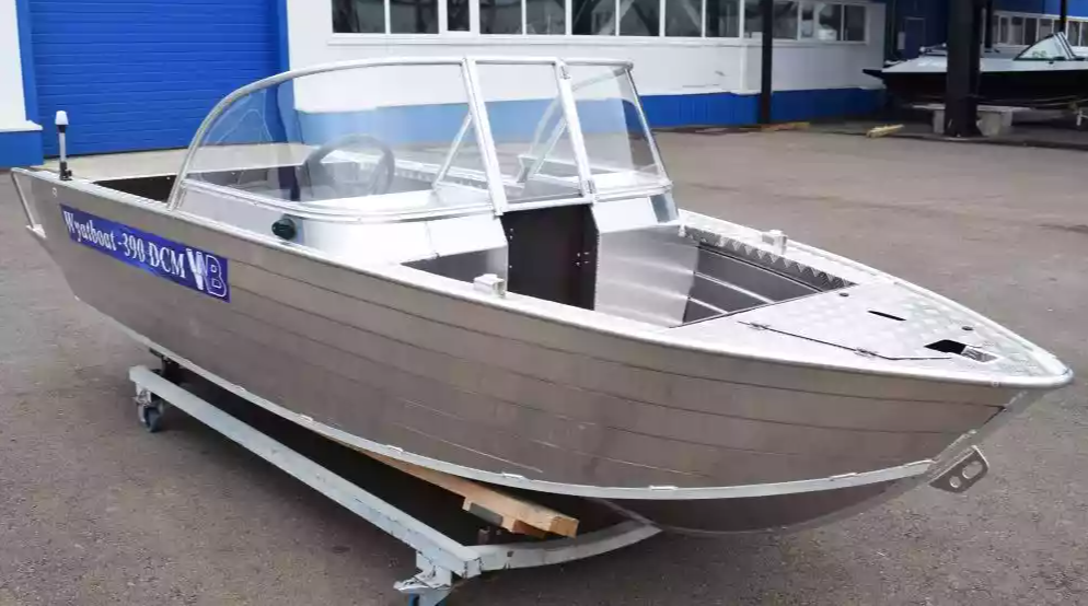 Алюминиевая лодка Wyatboat-390 DCM Увеличенный борт в Анапе