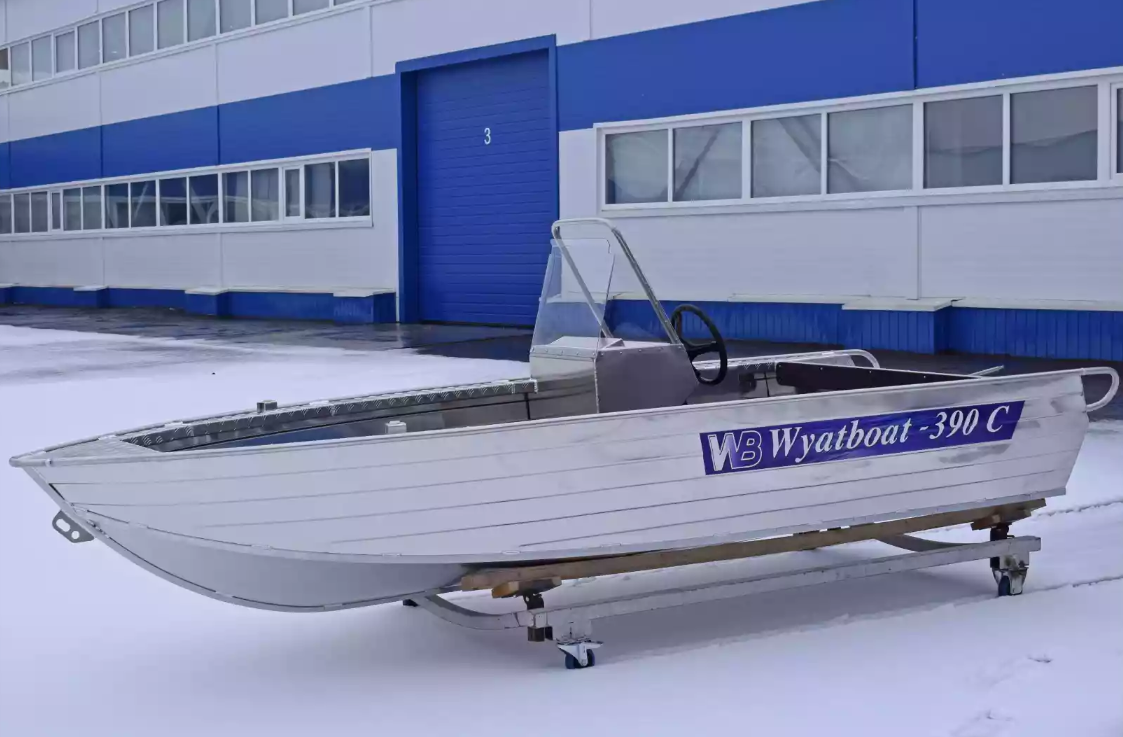 Алюминиевая лодка Wyatboat-390 C в Анапе