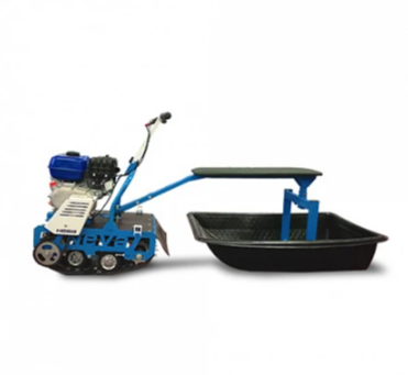 Мотобуксировщик НЕВА МС-1К с санями и сиденьем в Анапе