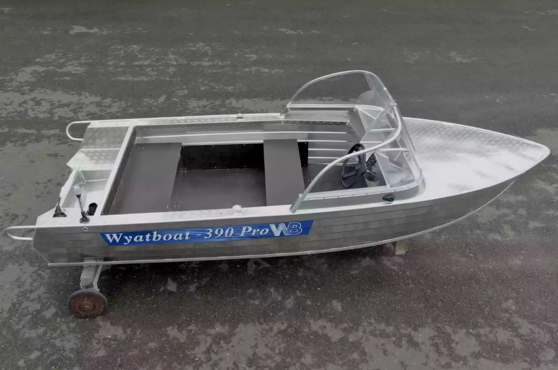 Алюминиевая лодка Wyatboat-390 Pro в Анапе