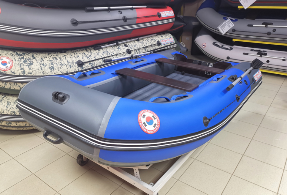 КОМПЛЕКТ Лодка MISHIMO PRO 350 + ЛОДОЧНЫЙ МОТОР MARLIN MP 9.9 (20) AMHS PRO в Анапе