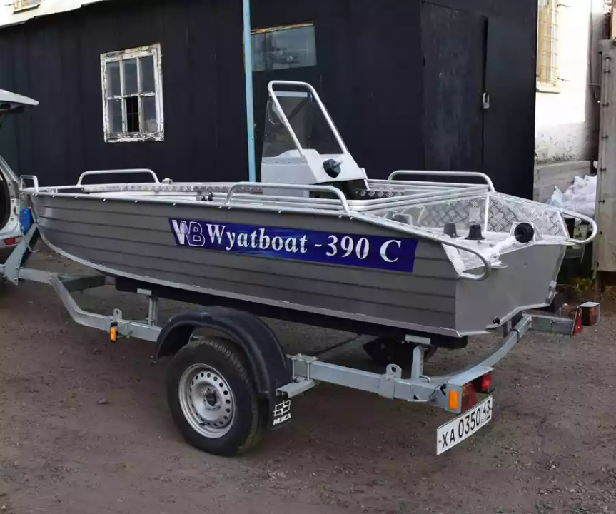 Алюминиевая лодка Wyatboat-390 C в Анапе