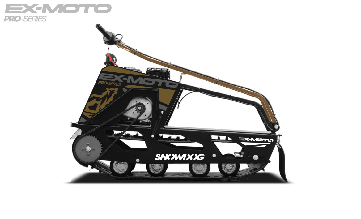 Мотобуксировщик EX-MOTO SNOWDOG S380 8л.с. в Анапе