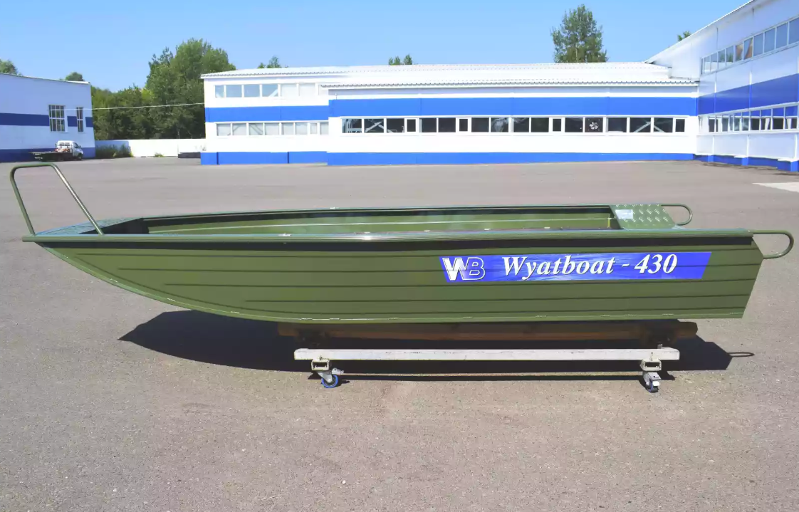 Алюминиевая лодка  Wyatboat-430 Master Fish в Анапе