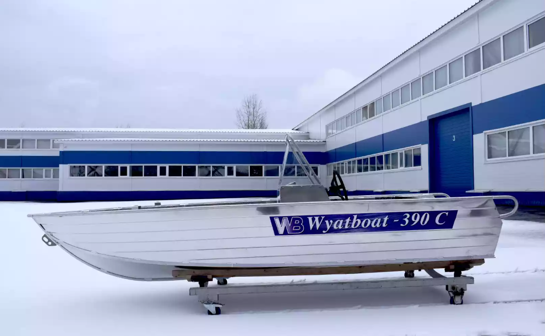 Алюминиевая лодка Wyatboat-390 C в Анапе