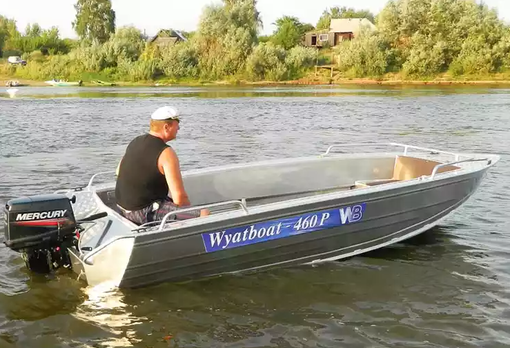 Алюминиевая лодка Wyatboat-460 P в Анапе