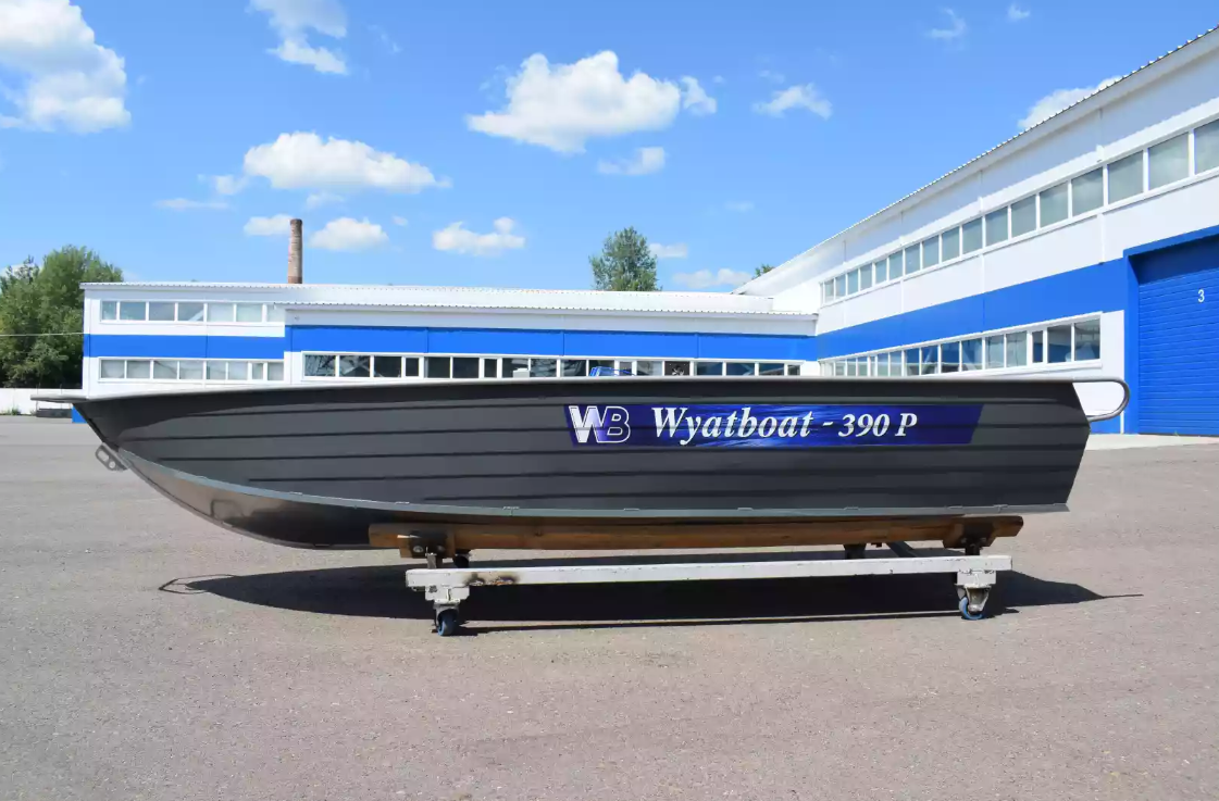 Алюминиевая лодка Wyatboat-390Р Fish в Анапе