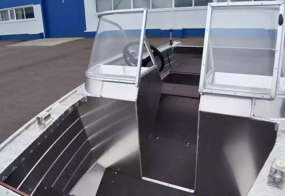 Алюминиевая лодка Wyatboat-390 DCM Увеличенный борт в Анапе
