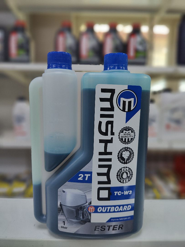 Масло MISHIMO 2T OUTBOARD (ESTER) полусинтетика 1 л в Анапе