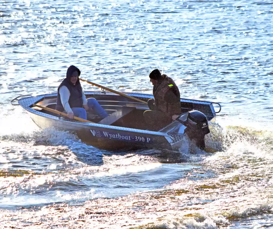 Алюминиевая лодка Wyatboat-390 P в Анапе