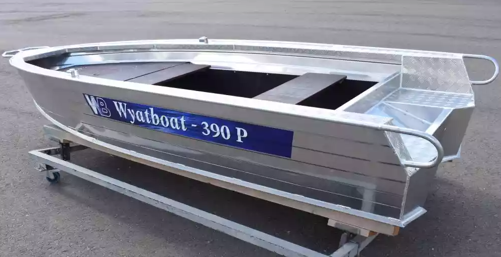 Алюминиевая лодка Wyatboat-390Р Fish в Анапе