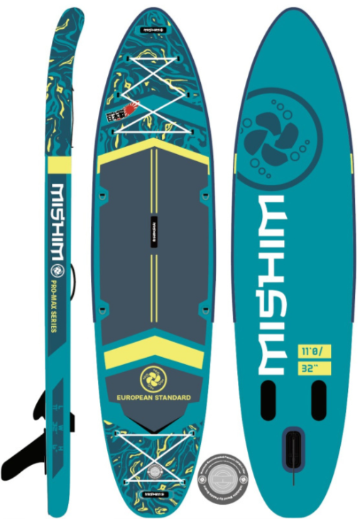 SUP (САП) Доска MISHIMO PRO-MAX Light Teal 12,6’ (385см) в Анапе