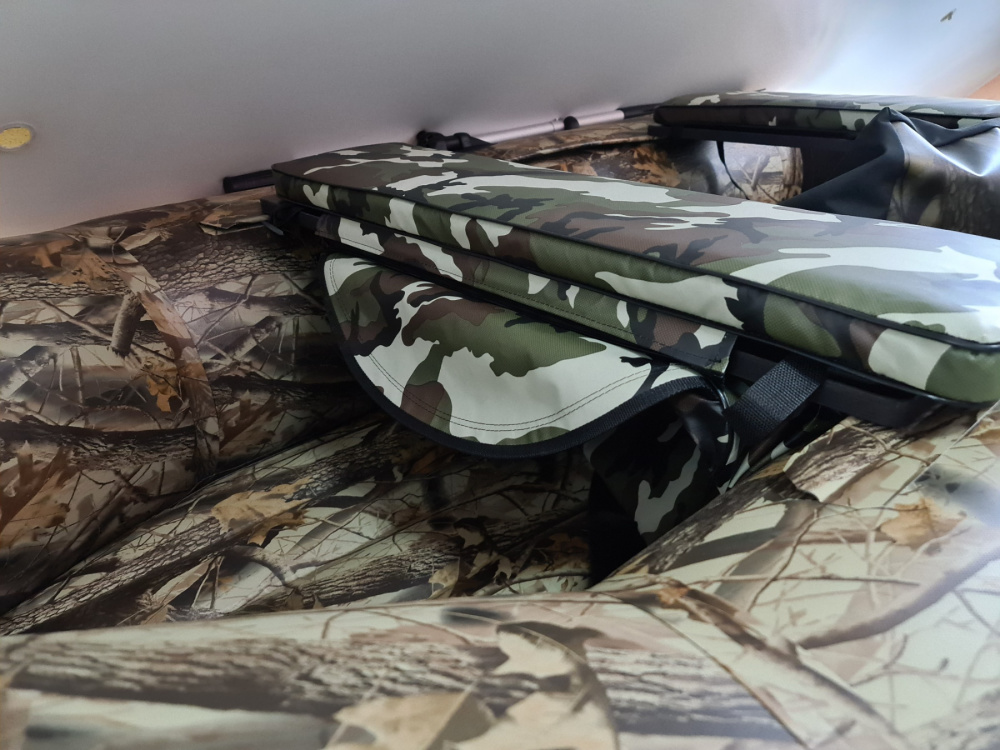 КОМПЛЕКТ МЯГКИХ НАКЛАДОК С СУМКОЙ ДЛЯ ЛОДОК 80Х20 КАМУФЛЯЖ в Анапе