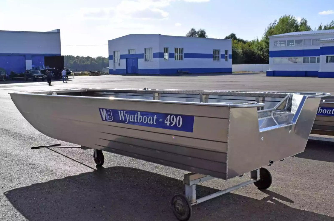 Алюминиевая лодка Wyatboat-490 Jonboat в Анапе