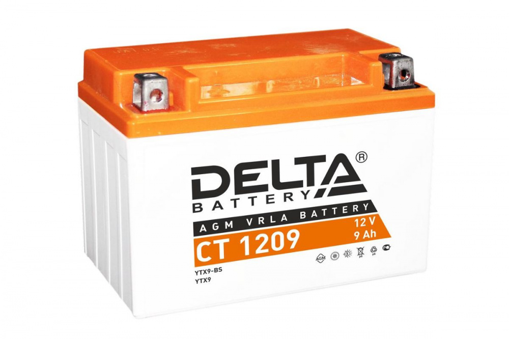 Аккумулятор Delta CT 1209 (12V / 9Ah) в Анапе