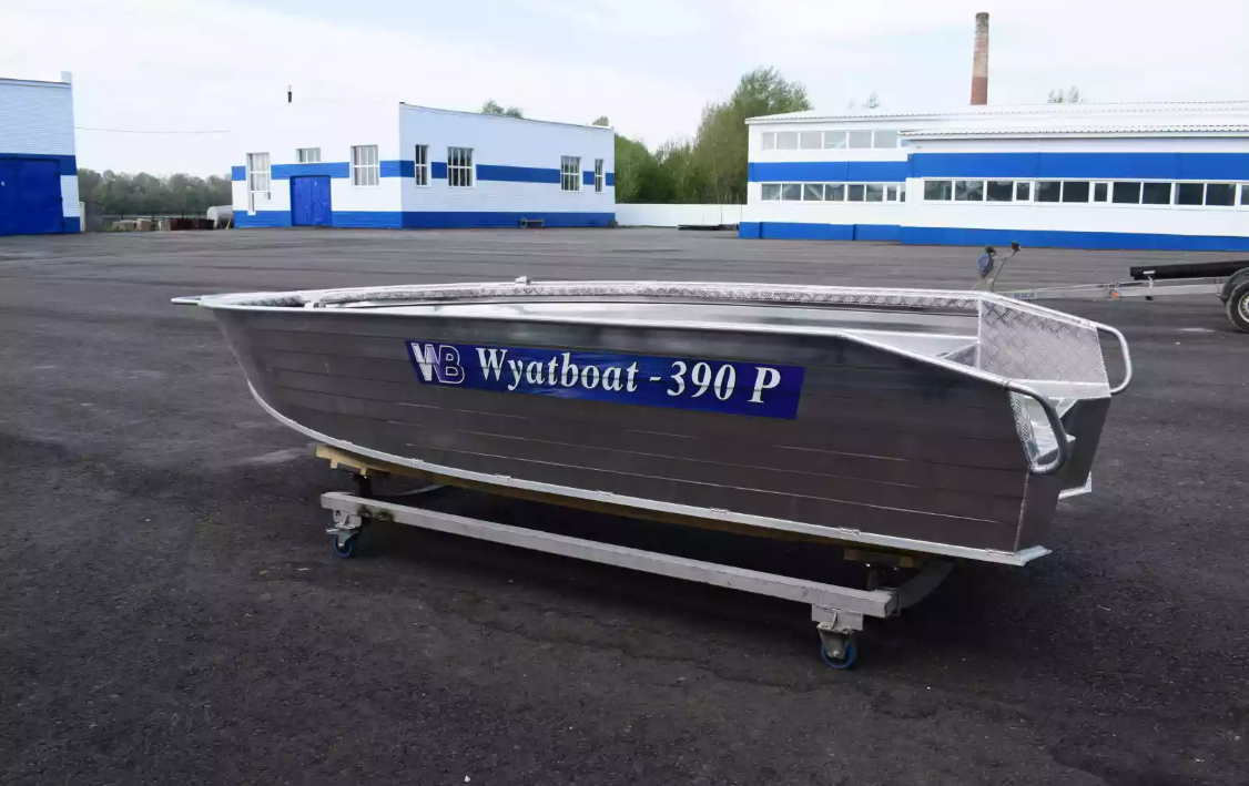 Алюминиевая лодка Wyatboat-390Р Увеличенный борт в Анапе