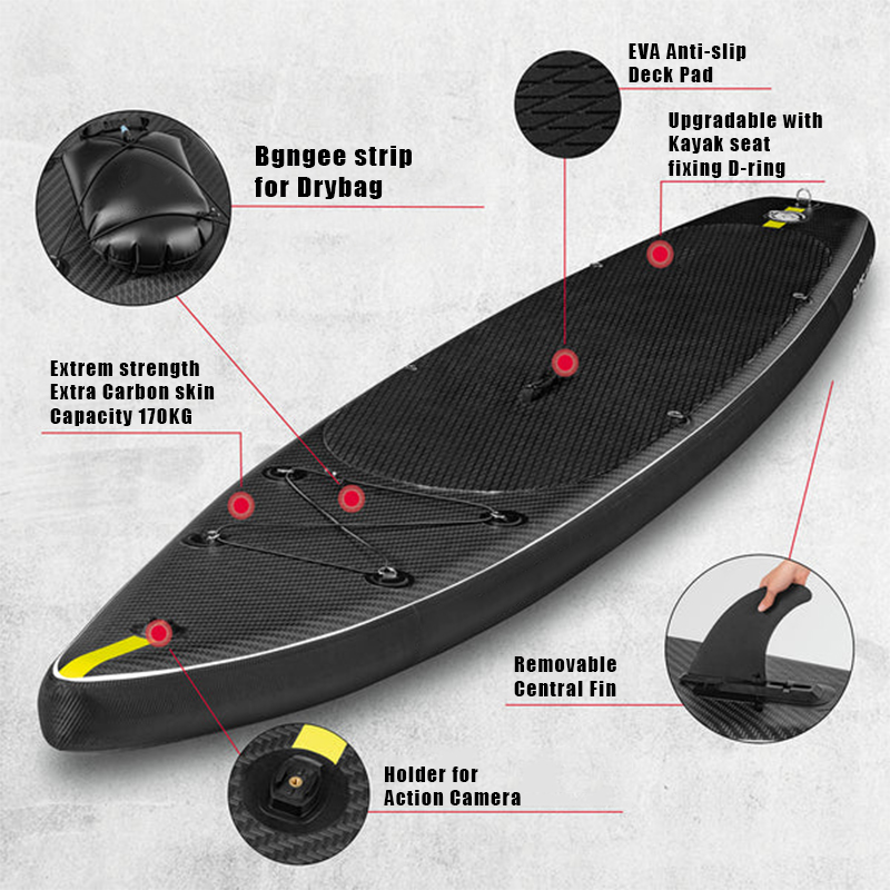 SUP (САП) ДОСКА MISHIMO CARBON DARKSIDE 11’ (335СМ) в Анапе