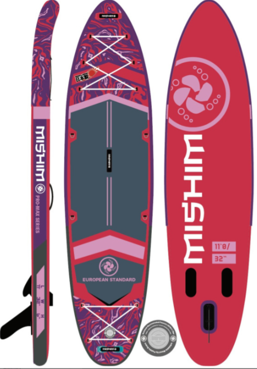 SUP (САП) Доска MISHIMO PRO-MAX Viva Magenta 10.8’ (330см) в Анапе