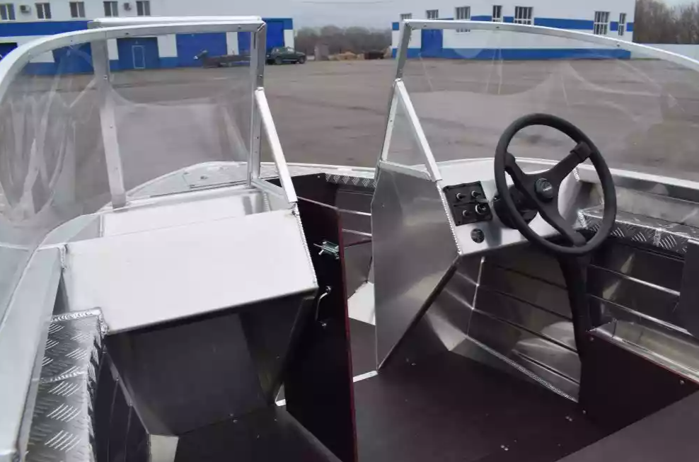 Алюминиевая лодка Wyatboat-390 DCM Увеличенный борт в Анапе