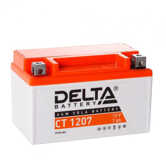 Аккумулятор Delta CT 1207 (12V / 7Ah) в Анапе