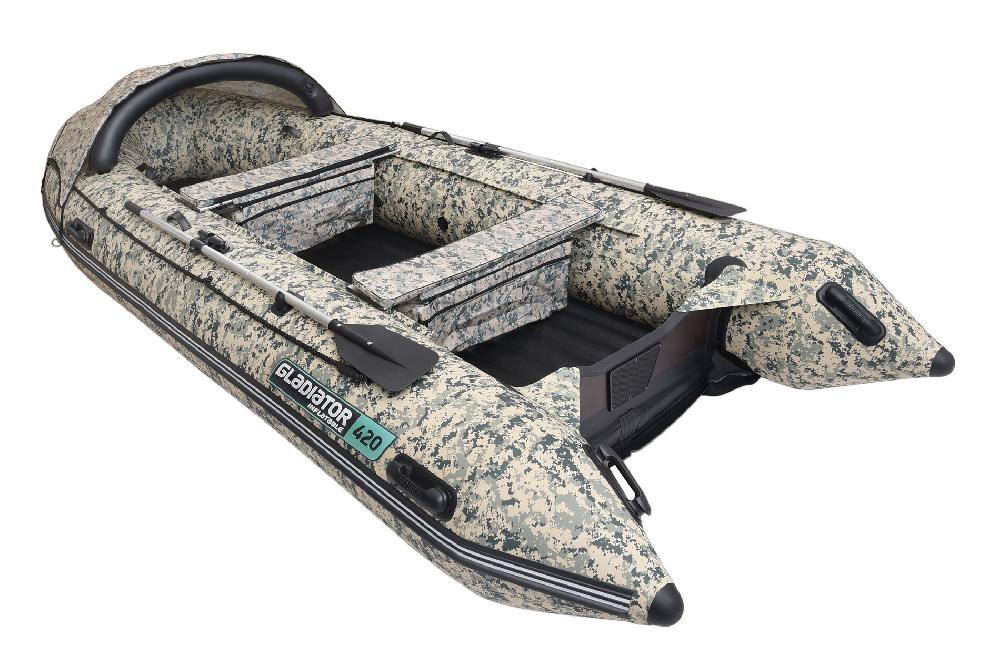 НАДУВНАЯ ЛОДКА GLADIATOR E450PRO в Анапе