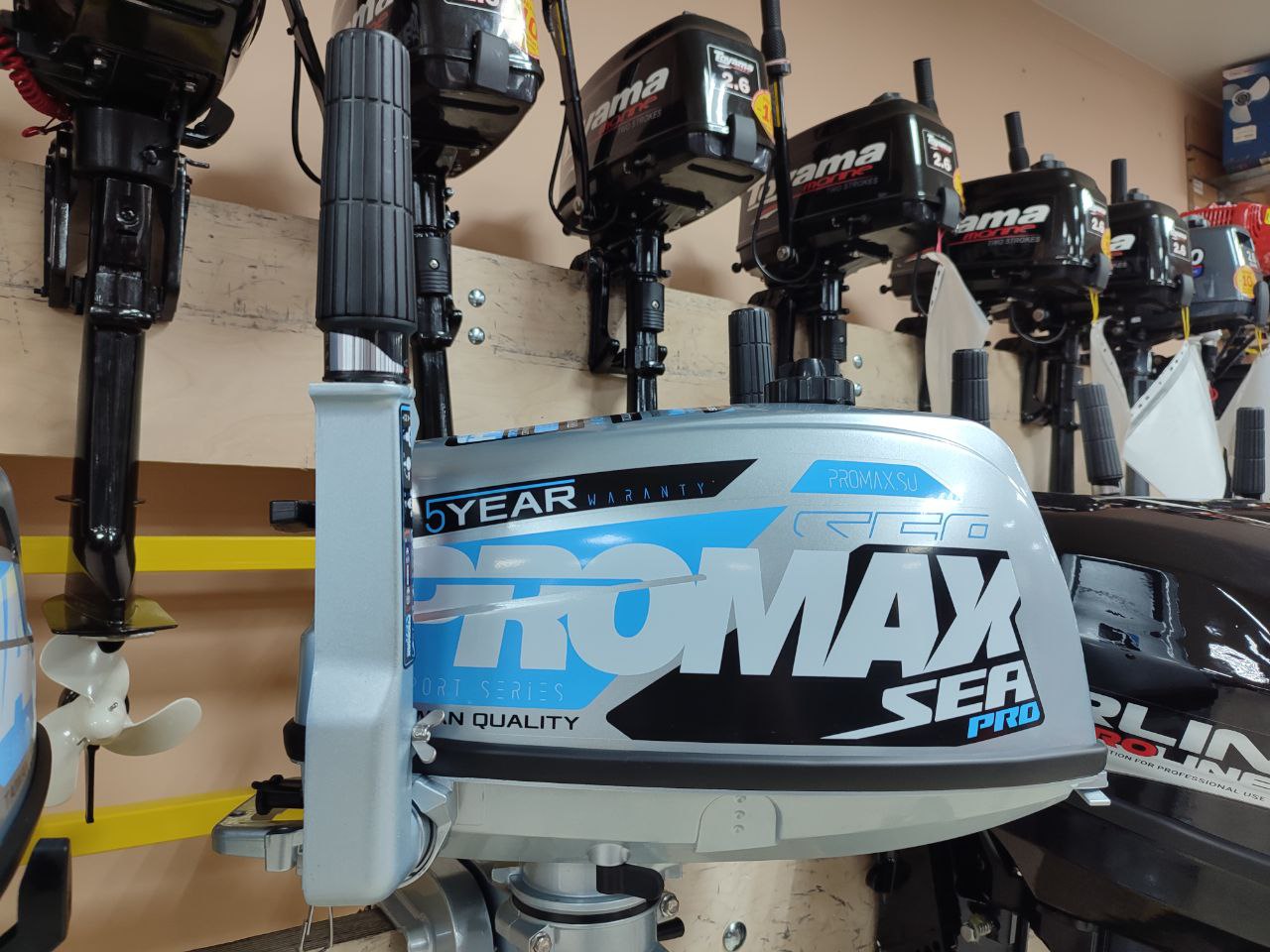 Лодочный мотор PROMAX SP5FHS (внешний бак 12 л) в Анапе