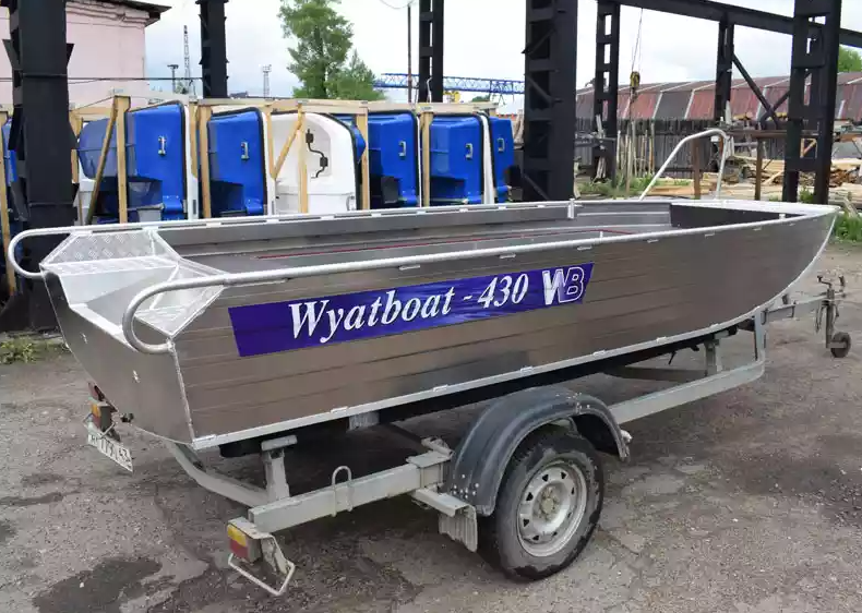 Алюминиевая лодка  Wyatboat-430 Master в Анапе