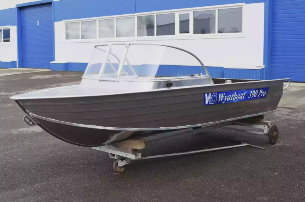 Алюминиевая лодка Wyatboat-390 Pro в Анапе