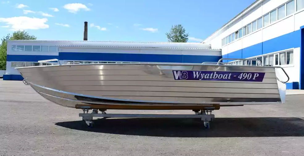 Алюминиевая лодка Wyatboat-490 P в Анапе