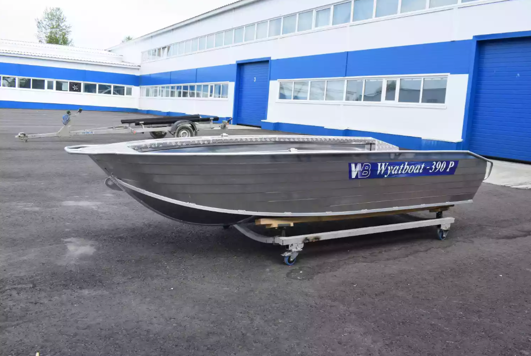Алюминиевая лодка Wyatboat-390Р Увеличенный борт в Анапе