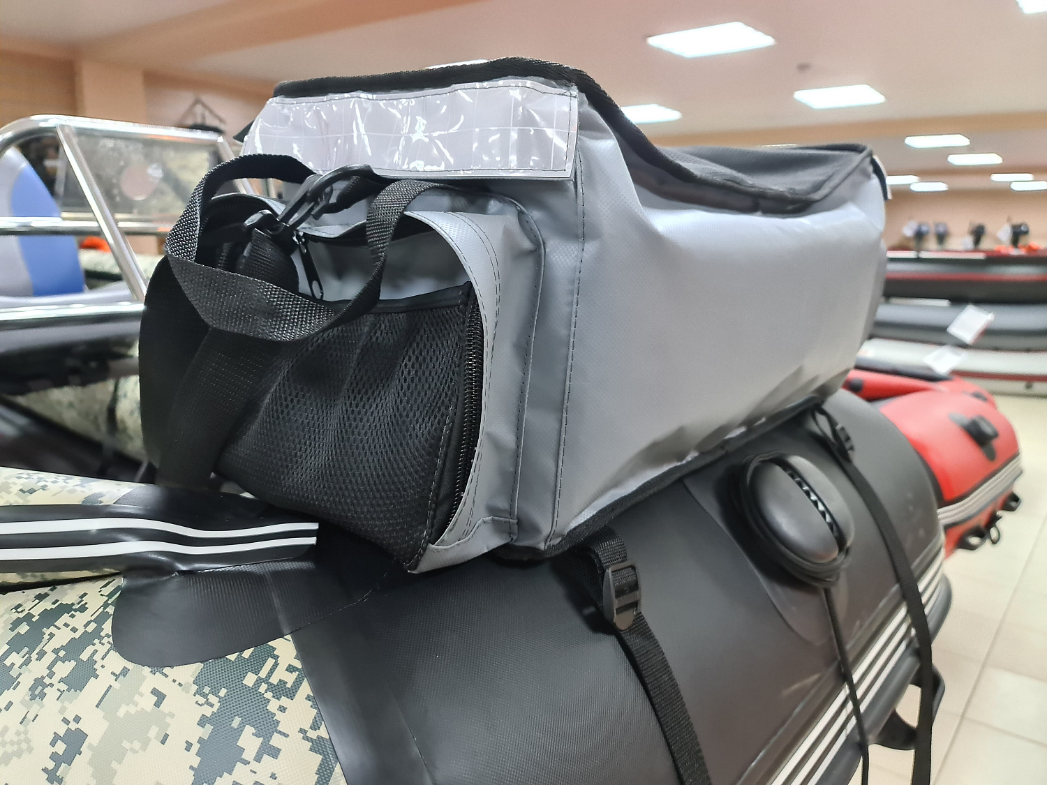 СУМКА ЛЮКС НА БАЛЛОН ДЛЯ ЛОДОК ПВХ 50Х25Х25 СМ в Анапе