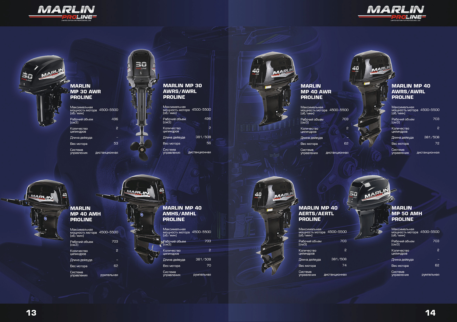 Лодочный мотор MARLIN PROLINE MP 50 AERTL в Анапе