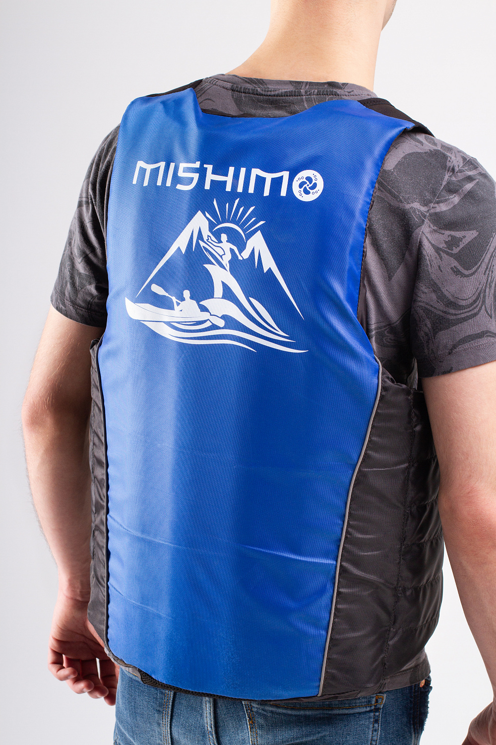 Жилет спасательный MISHIMO PRO Премиум качества Черно-синий в Анапе