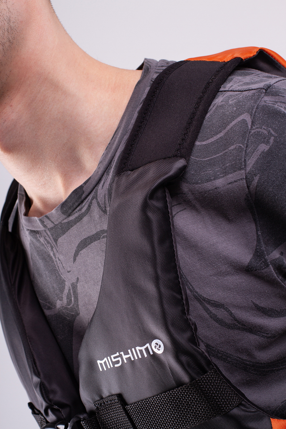 Жилет спасательный MISHIMO PRO Премиум качества Черно-оранжевый в Анапе