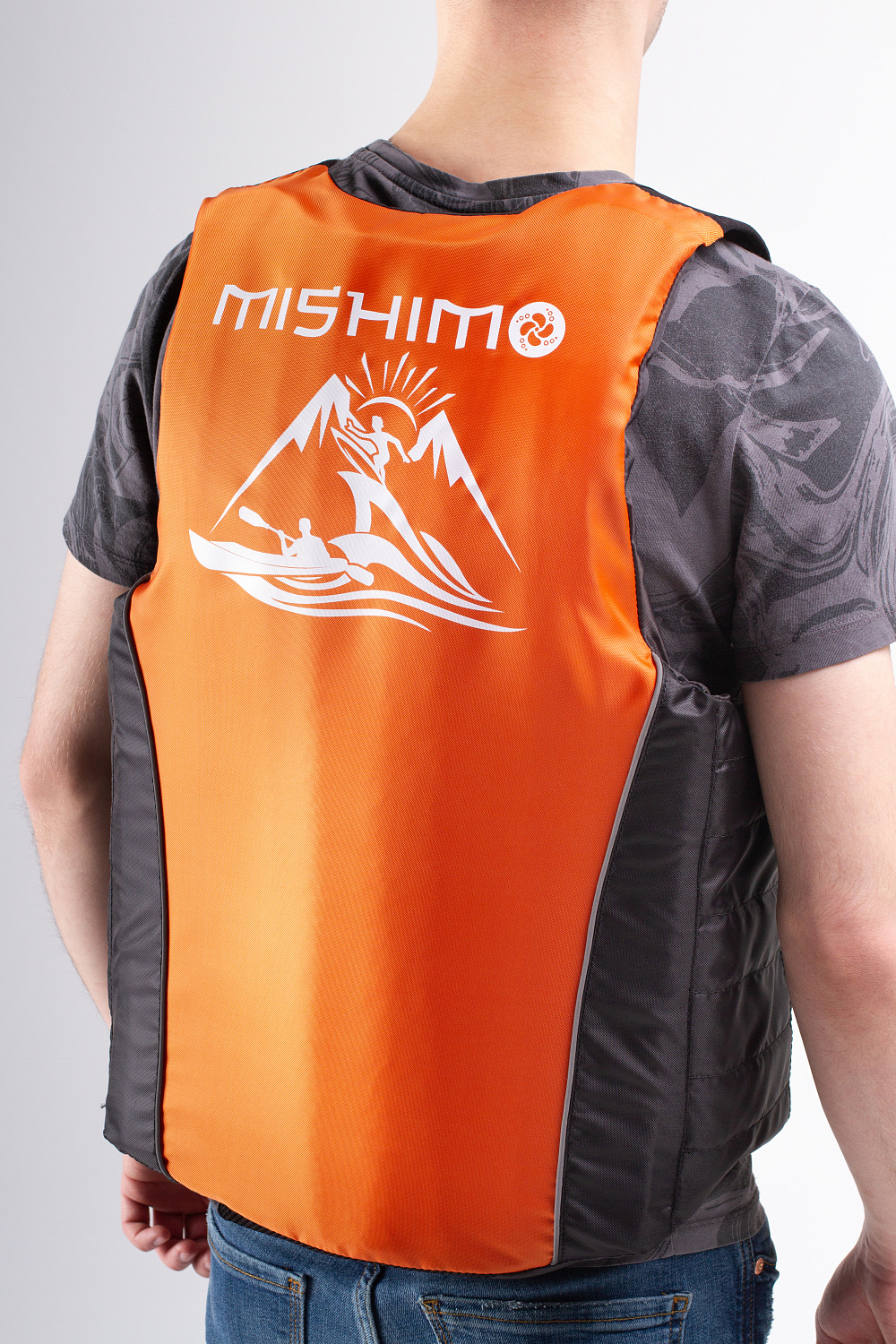 Жилет спасательный MISHIMO PRO Премиум качества Черно-оранжевый в Анапе