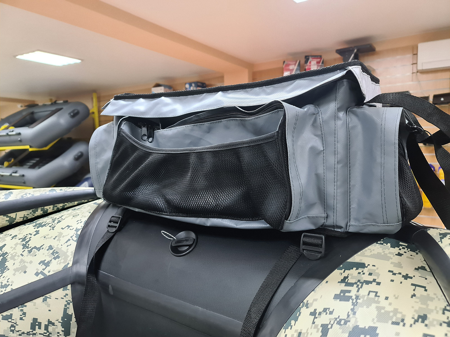 СУМКА ЛЮКС НА БАЛЛОН ДЛЯ ЛОДОК ПВХ 50Х25Х25 СМ в Анапе